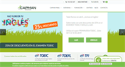 Desktop Screenshot of capman.es