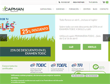 Tablet Screenshot of capman.es